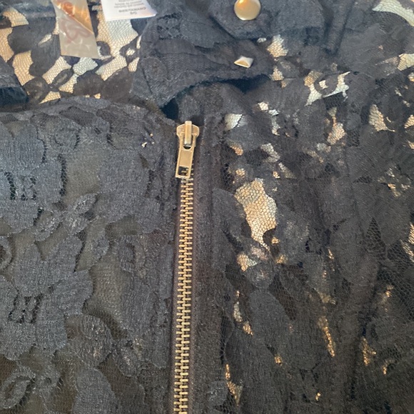 NWT Jenny B Black Lace Jacket - Picture 6 of 8